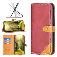 Estuche de cuero para teléfono con doble hil...