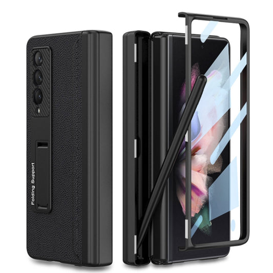 Estuche con tapa para teléfono de cuero liso...