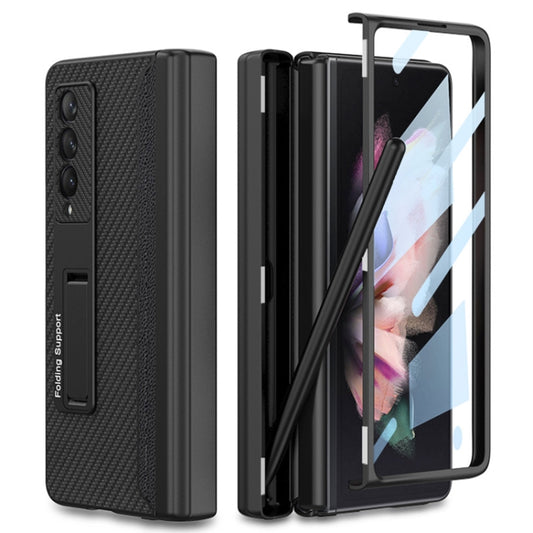 Estuche con tapa para teléfono de cuero liso...