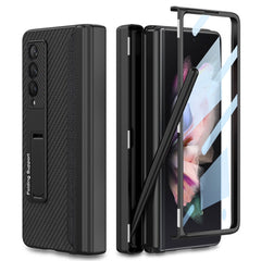 Estuche con tapa para teléfono de cuero liso...