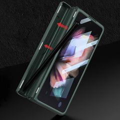 Estuche con tapa para teléfono de cuero liso...