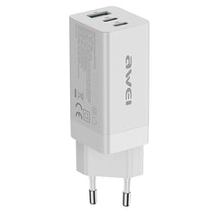 Cargador de viaje de carga rápida PD9 65W GaN, enchufe de la UE