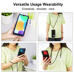 Lanyard Mecha Armor Kickstand PC + TPU Phone...