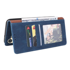 Estuche de cuero para teléfono con cierre de...
