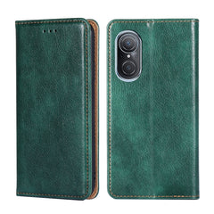 Estuche para teléfono de cuero con tapa magn...