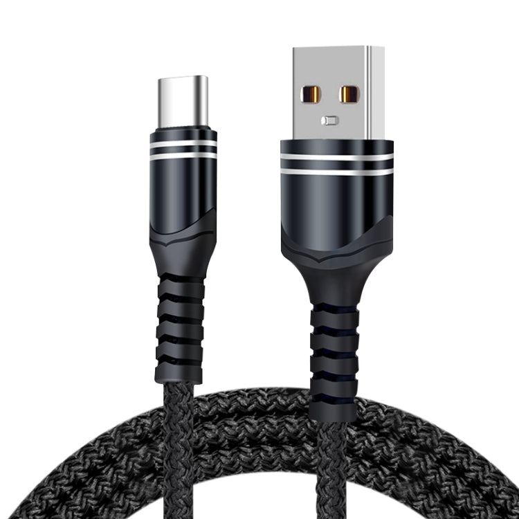 Cable de carga USB de estilo tejido 6A, long...