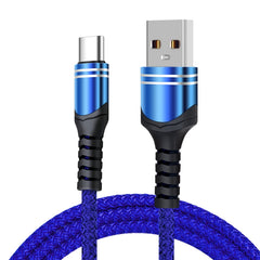 Cable de carga USB de estilo tejido 6A, long...