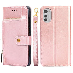 Funda de cuero con cremallera para teléfono ...