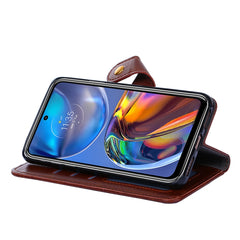 Funda de cuero con cremallera para teléfono ...