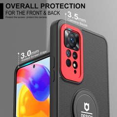 Funda para teléfono TPU + PC con soporte de ...
