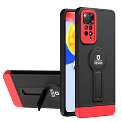 Funda para teléfono TPU + PC con soporte de ...