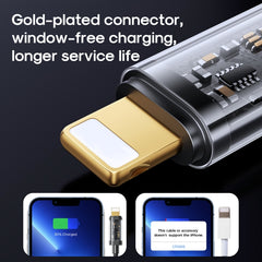 JOYROOM S-UL012A12 USB-A a 8 pines 2.4A Cabl...