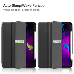 Custer Pattern Pure Color TPU Smart Tablet H...