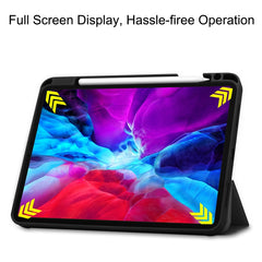 Custer Pattern Pure Color TPU Smart Tablet H...
