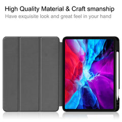 Custer Pattern Pure Color TPU Smart Tablet H...