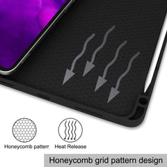 Custer Pattern Pure Color TPU Smart Tablet H...