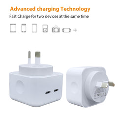 Cargador SDC-40W Dual PD USB-C / Type-C para...