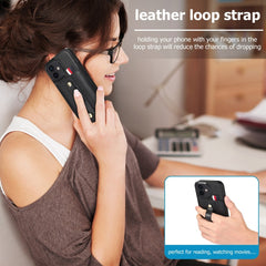 Muñequera Kickstand Wallet Funda de cuero pa...