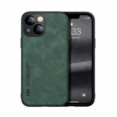 Estuche para teléfono con respaldo de cuero ...