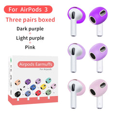 3 pares de orejeras de silicona para auricul...
