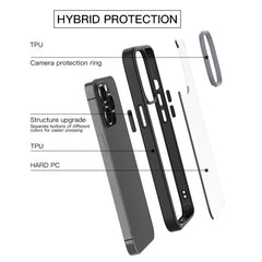 Estuche para teléfono transparente esmerilad...