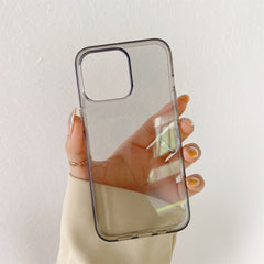 Transparencia TPU Funda para teléfono a prue...