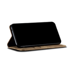 Estuche para teléfono de cuero de estilo cas...