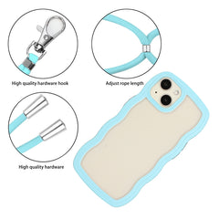 Lanyard Candy Color Wave TPU Clear PC Phone ...
