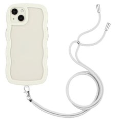 Lanyard Candy Color Wave TPU Clear PC Phone ...