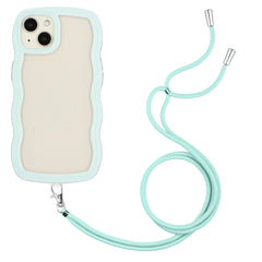Lanyard Candy Color Wave TPU Clear PC Phone ...