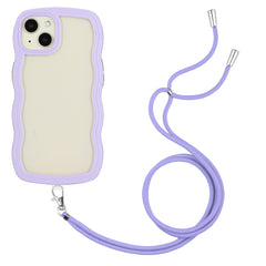 Lanyard Candy Color Wave TPU Clear PC Phone ...