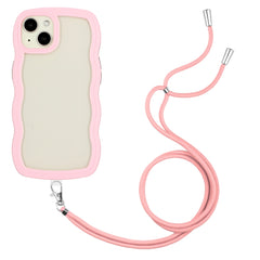 Lanyard Candy Color Wave TPU Clear PC Phone ...