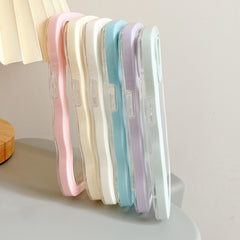 Lanyard Candy Color Wave TPU Clear PC Phone ...