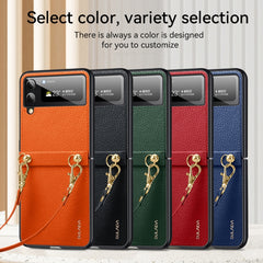 SULADA Litchi Texture Leather + TPU Funda pa...