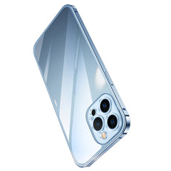 Caja de teléfono transparente con marco de m...