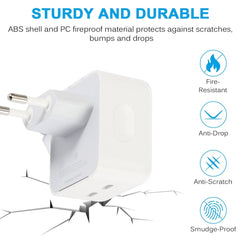 Cargador de puertos doble USB-C/Tipo-C PD de...