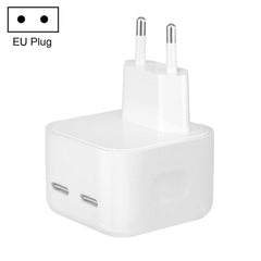 Cargador de puertos doble USB-C/Tipo-C PD de...