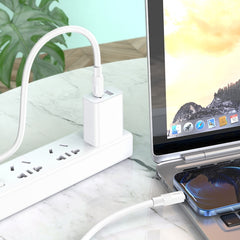 hoco X84 USB-C / Type-C a cable de datos de 8 pines