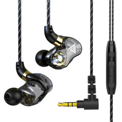 Auricular con sonido estéreo de graves HIFI con cable y micrófono