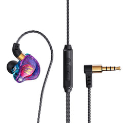 Auriculares deportivos para correr con música controlada por cable QKZ ZEN en la oreja