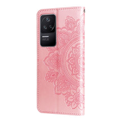 Estuche de cuero con estampado de flores de ...