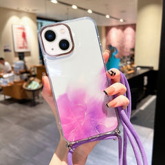 Estuche para teléfono con cordón dorado con ...