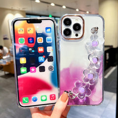 Caja con diseño de mármol y halo dorado y pu...