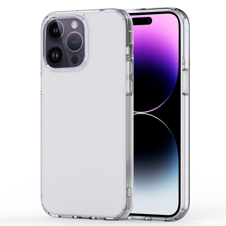 Estuche transparente para teléfono esmerilad...