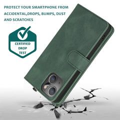 Estuche de cuero con cremallera, For iPhone 14