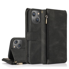 Estuche de cuero con cremallera, For iPhone 14