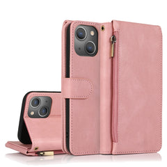 Estuche de cuero con cremallera, For iPhone 14