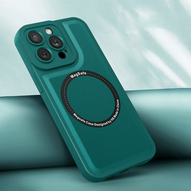 Estuche para teléfono de cuero liso magnétic...