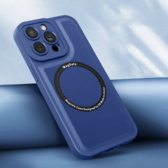 Estuche para teléfono de cuero liso magnétic...