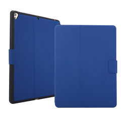 Estuche de cuero con tapa horizontal de text...